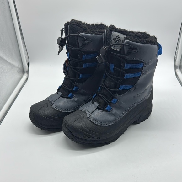 NWT Columbia Youth Unisex Bugaboot Celsius Waterproof Winter Boot Gray Blue 4 - Picture 2 of 12